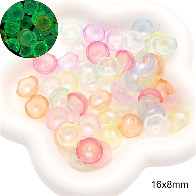 acrylic mixed iuminous jelly with fine shimmering mermaid and acrylic beads (20g/pack)