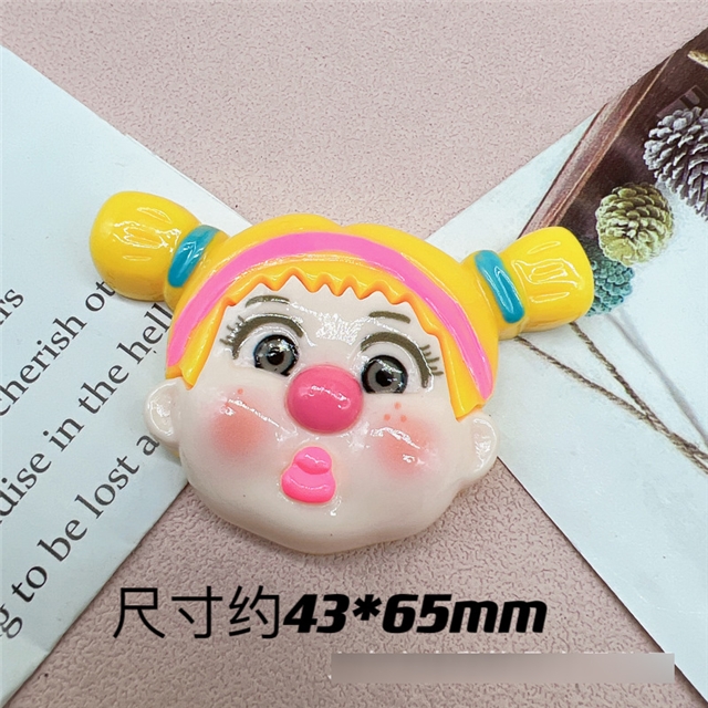 resin cartoon character series  large 3d resin accessories