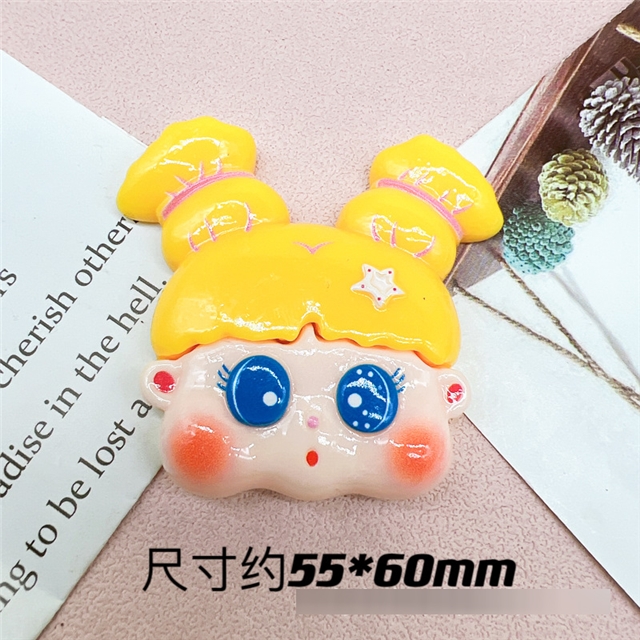 resin cartoon character series  large 3d resin accessories
