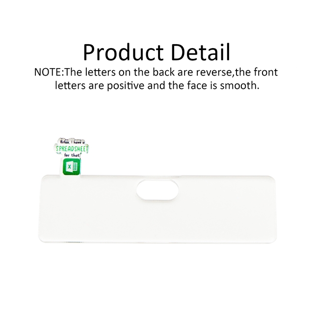 acrylic printed transparent acrylic pendant