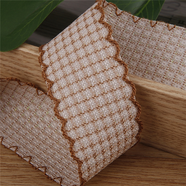 plaid moon ribbon