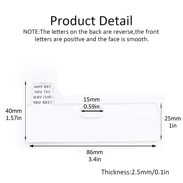 acrylic printed transparent acrylic pendant