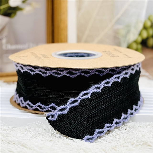 polyester bright patterned moon ribbon