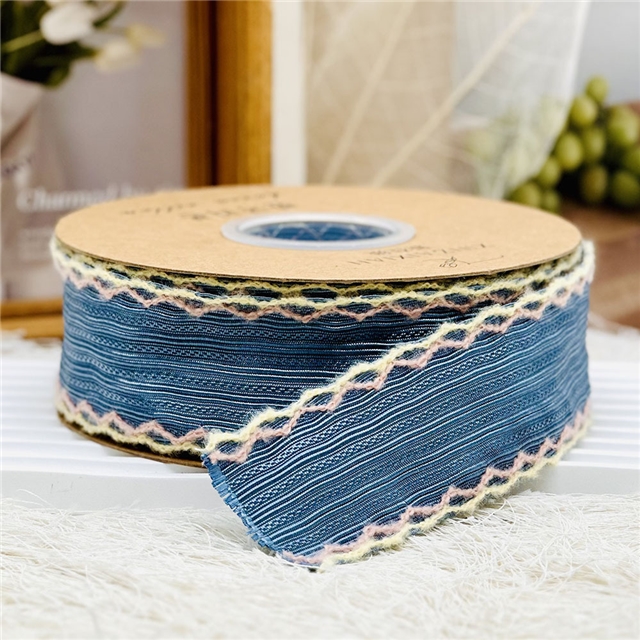 polyester bright patterned moon ribbon