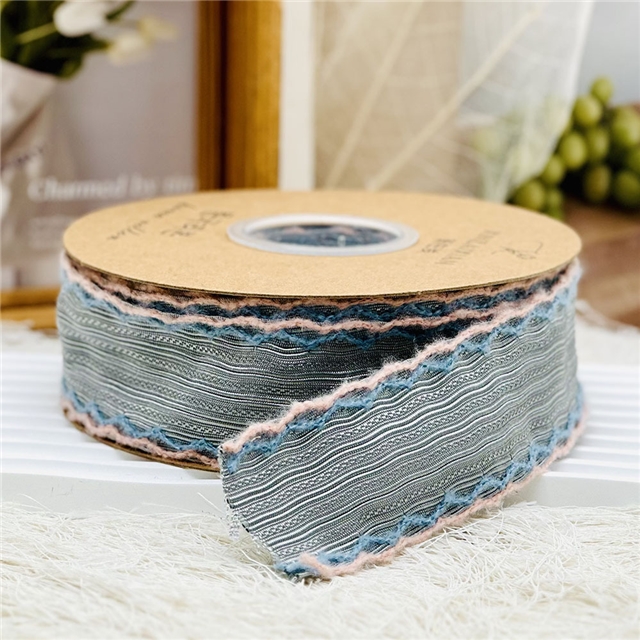 polyester bright patterned moon ribbon