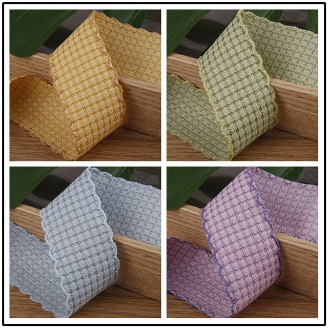 plaid moon ribbon