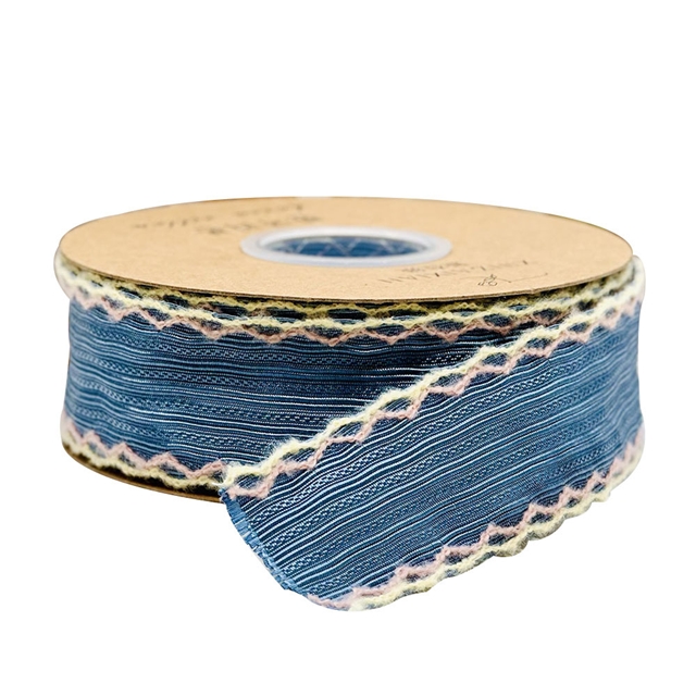 polyester bright patterned moon ribbon