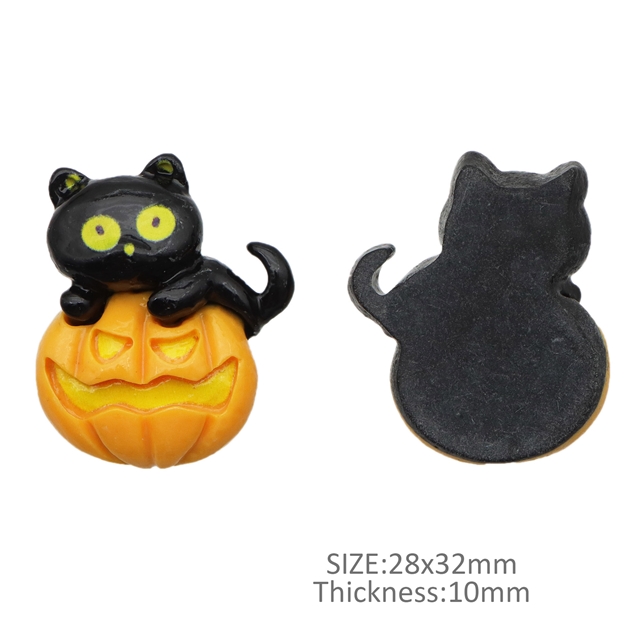 resin Halloween Series Pumpkin 3D Resin Accessories