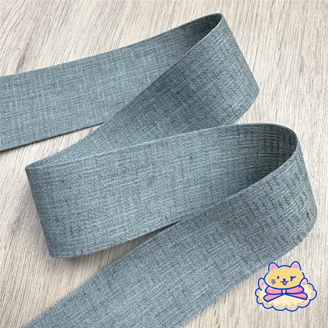 polyester plain cotton and linen belt