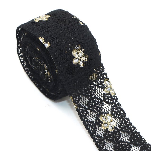plain hollow lace flower ribbon