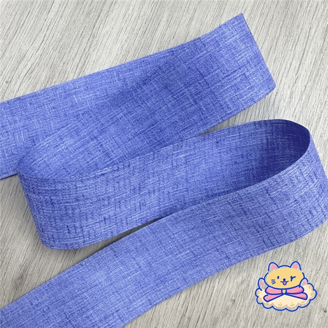 polyester plain cotton and linen belt