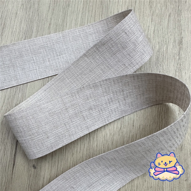 polyester plain cotton and linen belt