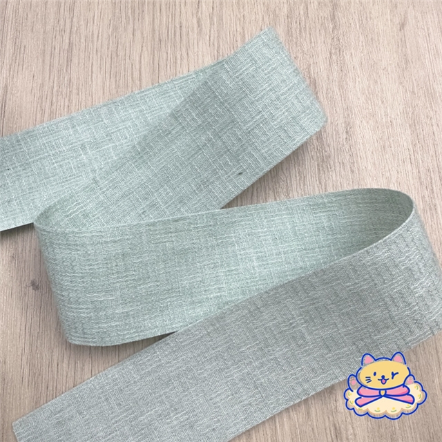 polyester plain cotton and linen belt