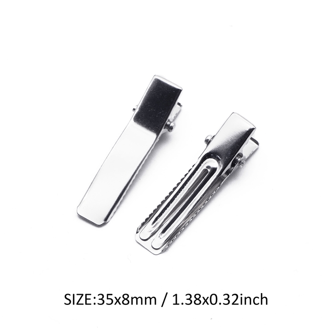 Duckbill clip sliver 3.5cm(1.4