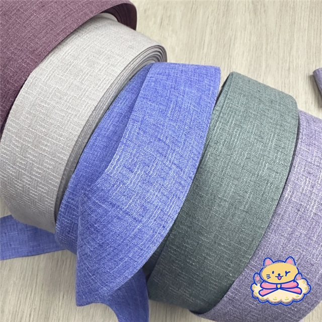 polyester plain cotton and linen belt