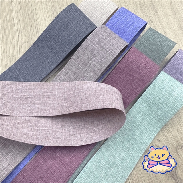 polyester plain cotton and linen belt