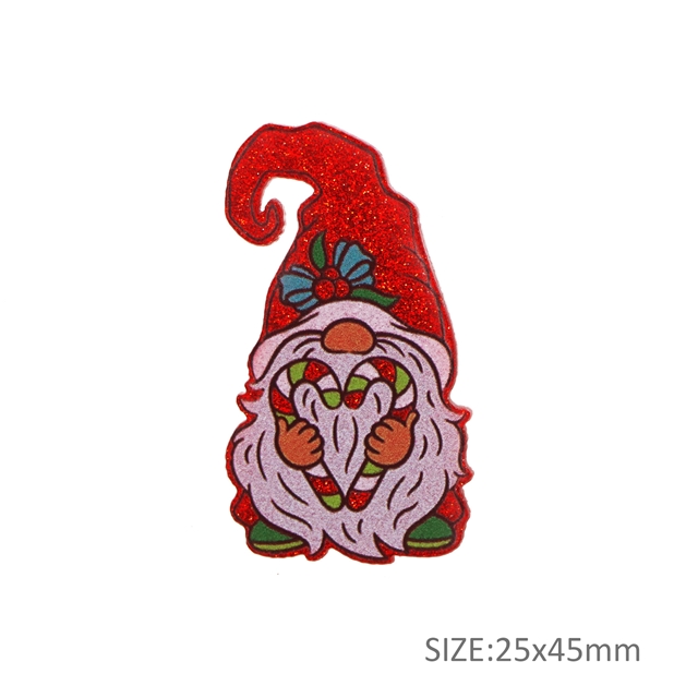 acrylic christmas series printed fine glitter acrylic