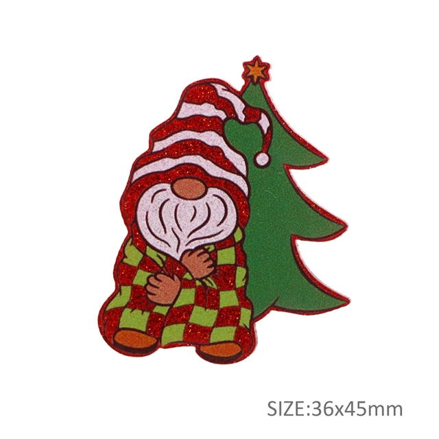 acrylic christmas series printed fine glitter acrylic