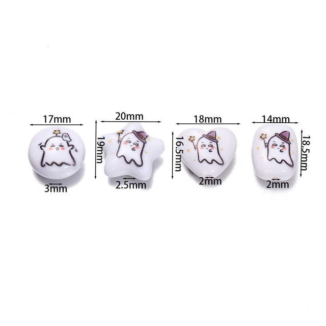 acrylic halloween acrylic beads