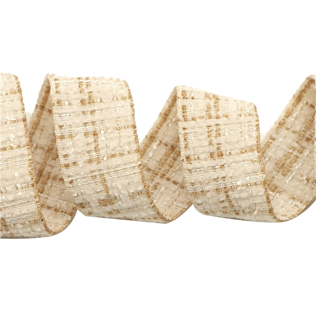 plaid fleece ribbon