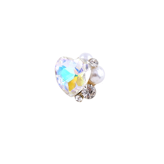 Crystal alloy Crystal Pearl Pile Diamond Nail Accessories