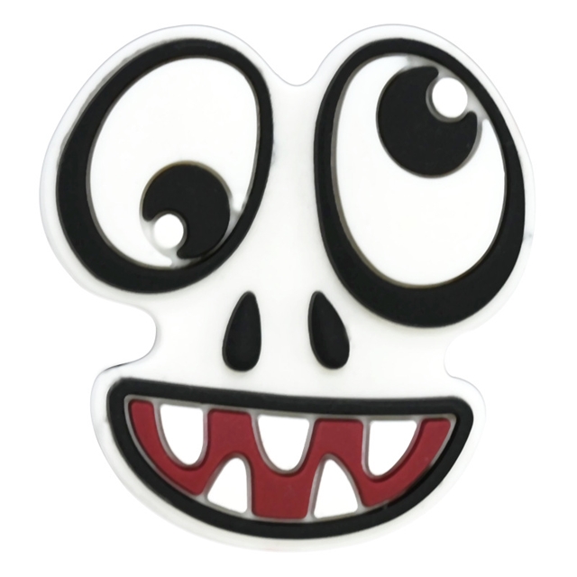 pvc soft glue funny halloween series pvc soft rubber shoe buckle