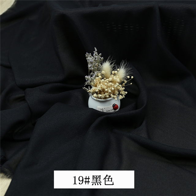 100% polyester plain micro transparency pearlescent chiffon fabric