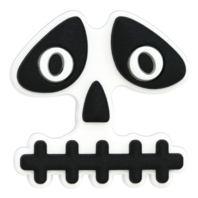 pvc soft glue funny halloween series pvc soft rubber shoe buckle