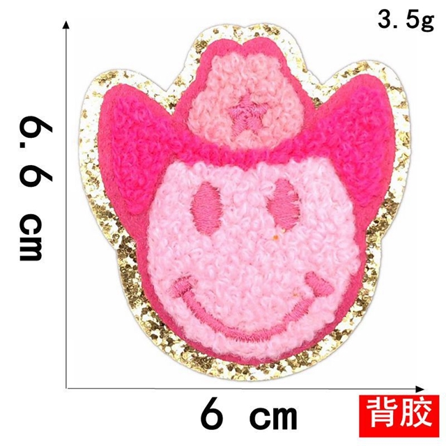 towel embroidery heart animals towel embroidery patch