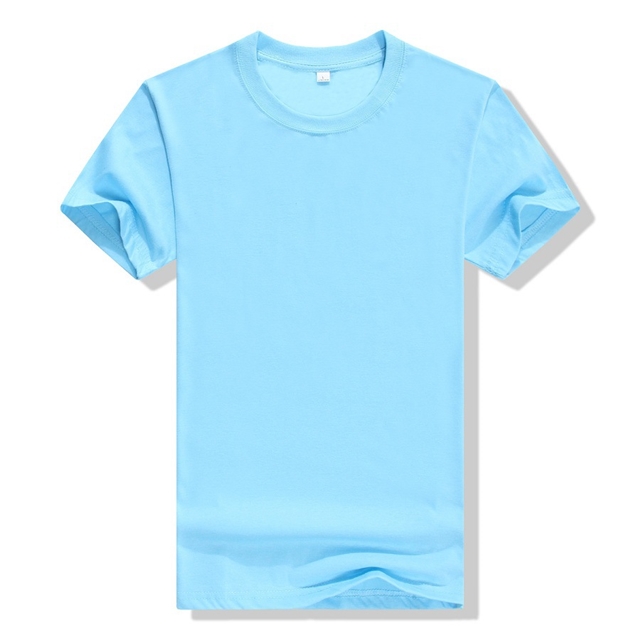 combed cotton combed cotton round neck t-shirt