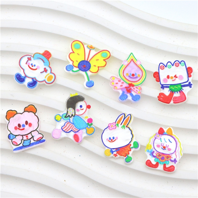 acrylic animal clown series acrylic
