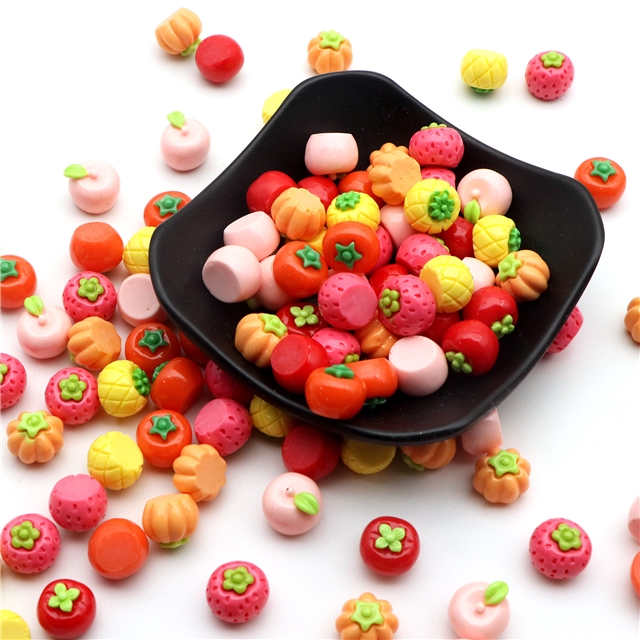resin simulated food toys fruits and vegetables 3d resin accessories