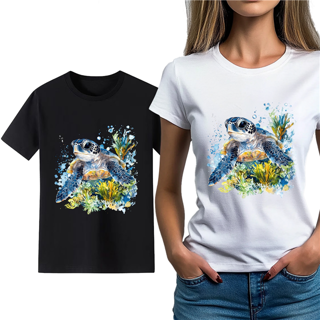 cotton Iron On Transfer Stickers and T-shirts