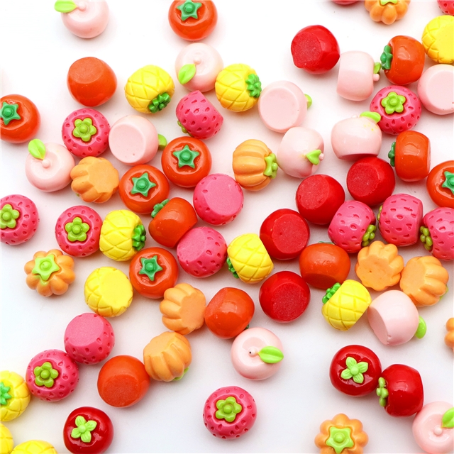 resin simulated food toys fruits and vegetables 3d resin accessories
