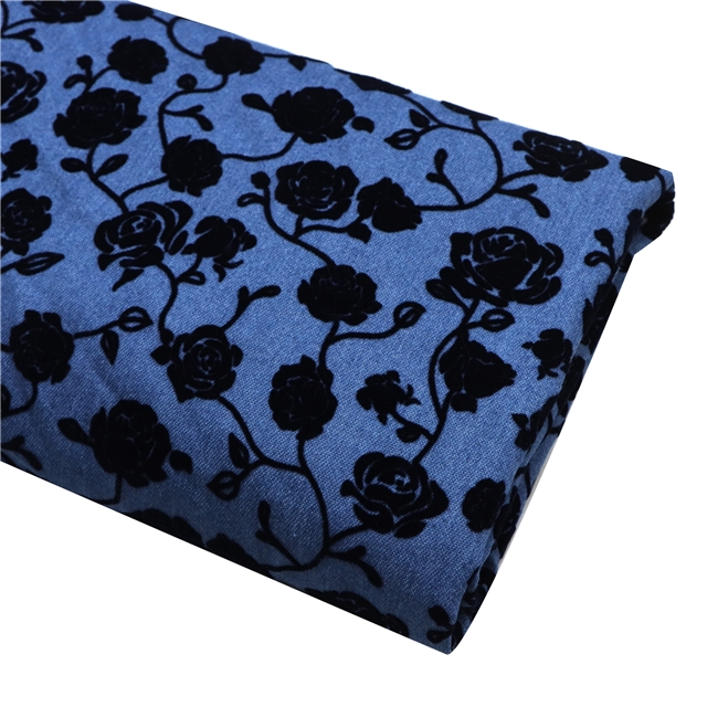 velvet rose denim fabric