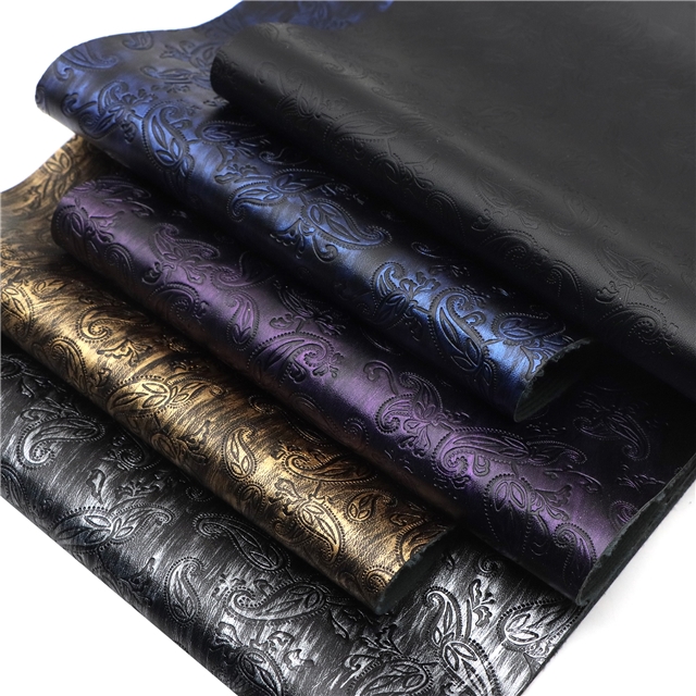 synthetic leather bump texture cashew pattern rubbing faux leather