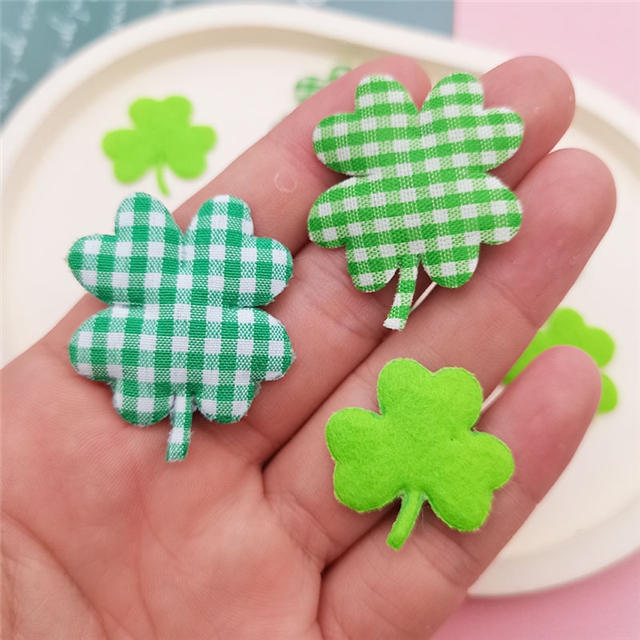 fabric shamrock  ultrasonic embossed accessories