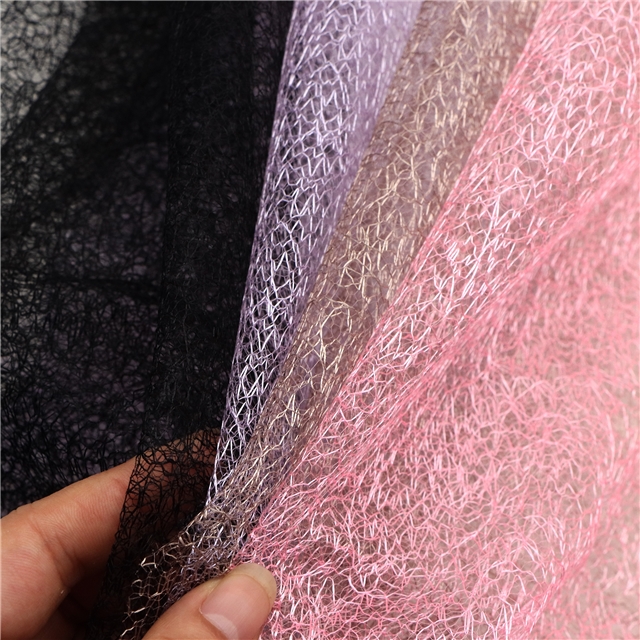 chaotic web spider web hollow mesh fabric