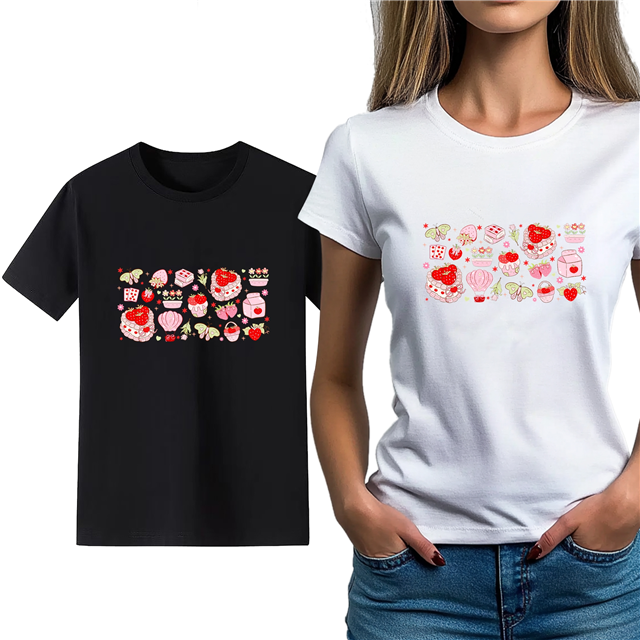 cotton Iron On Transfer Stickers and T-shirts