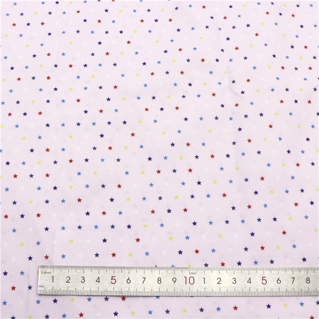 plain colored star polyester fabric