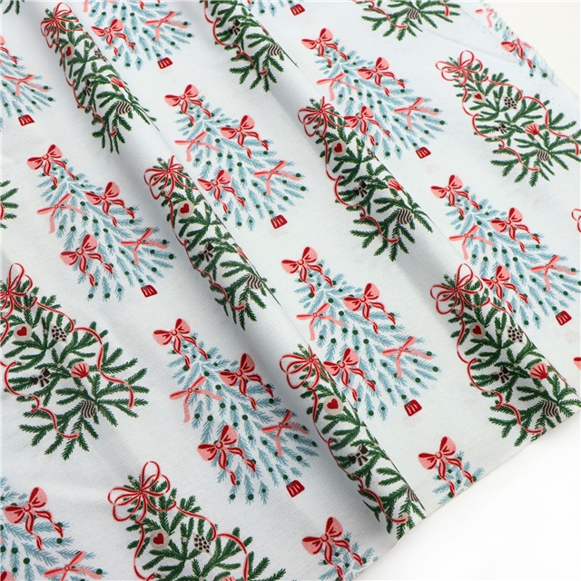 christmas 100% cotton flannel digital printed fabric 6#,50*145cm(19.7*57.1