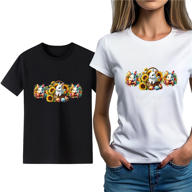 cotton Iron On Transfer Stickers and T-shirts