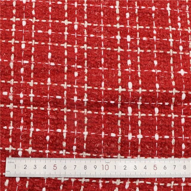 woolen bright silk woven small fragrant fabric