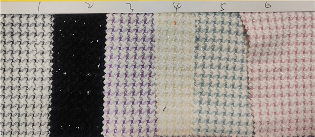 bright silk chiffon woven small fragrant fabric