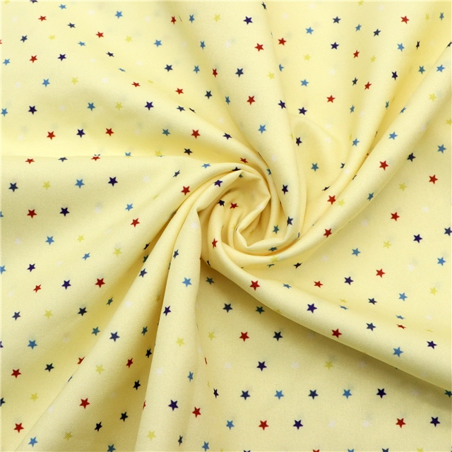plain colored star polyester fabric 1#yellow,50*148cm(19.7*58.3