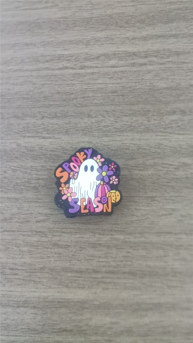 silicone halloween ghost silicone bead