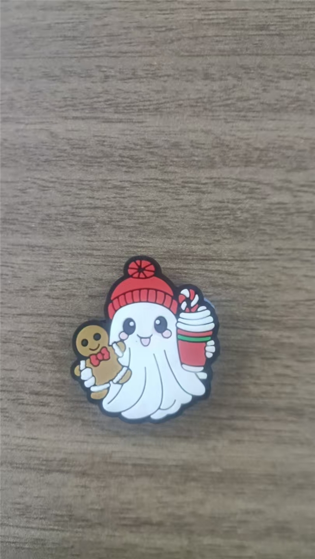 silicone halloween ghost silicone bead