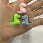 three-dimensional dinosaurs silicone bead