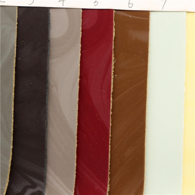 synthetic leather plain water ripple resistant to scratching faux leather