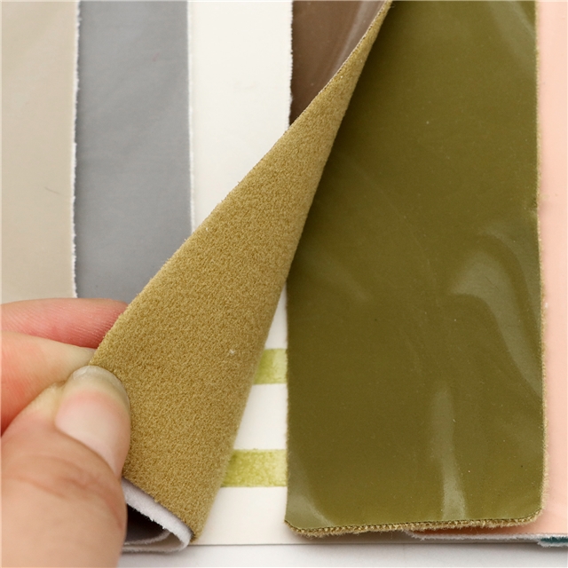 synthetic leather plain water ripple resistant to scratching faux leather